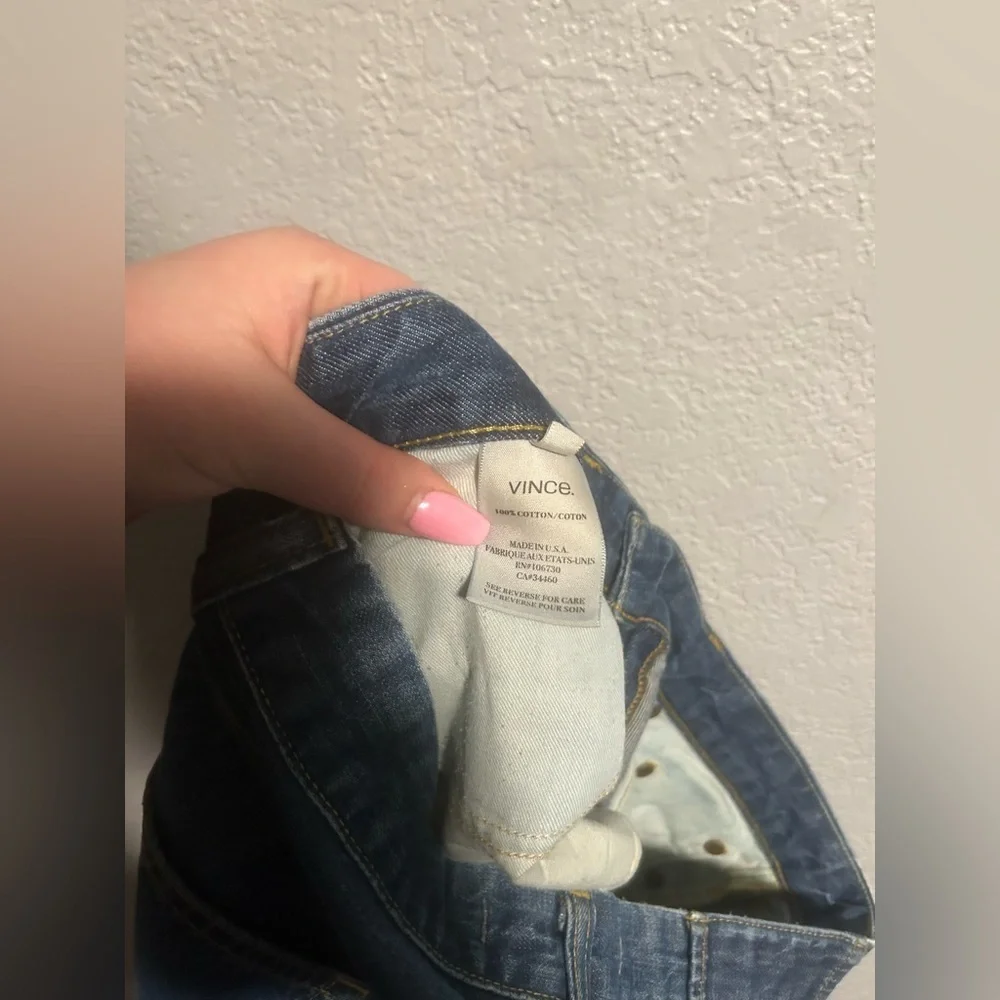 Men’s Vince straight leg jeans